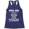Super April Girl Racerback Tank