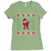 pug christmas Ladies Fitted T-Shirt