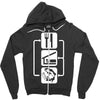 v2 eat sleep fish Zipper Hoodie