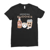 drinking buddies Ladies Fitted T-Shirt