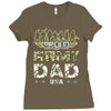 proud army dad Ladies Fitted T-Shirt