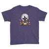 witch cat night Youth Tee