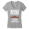 funny  built in the 50&rsquo;s, ideal gift or christmas present. Women's V-Neck T-Shirt