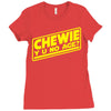chewie y u no age Ladies Fitted T-Shirt