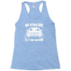 my other ride is a time machine Racerback Tank