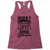 This Guy Is Taken By A Super Sexy April Girlfriend Racerback Tank