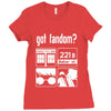 got fandom Ladies Fitted T-Shirt