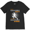 the best grandpas go running V-Neck Tee