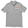 how do you keep an idiot entertained for hours see front Polo Shirt