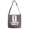 novelty funny humor tee graphic Adjustable Strap Totes