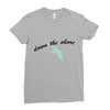 down the shore hooded Ladies Fitted T-Shirt