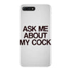 ask me about my cock rooster iPhone 7 Plus Case