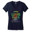 verruckter papa Women's V-Neck T-Shirt