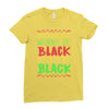 everybody wanna be black Ladies Fitted T-Shirt