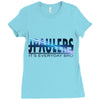 jake paulers cool lights Ladies Fitted T-Shirt