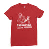 frankensolo meets the wook man Ladies Fitted T-Shirt