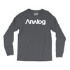 analog white logo Long Sleeve Shirts