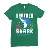 brother shark doo doo doo family matching Ladies Fitted T-Shirt