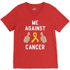 Me Against Cancer V-Neck Tee