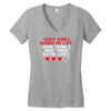 Video Games Ruined My Life Women's V-Neck T-Shirt