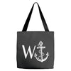 w anchor Tote Bags