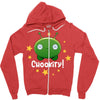 Final Space Chookity with Stars Zipper Hoodie
