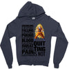 super saiyan quitting is not Zipper Hoodie