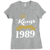 kings are born in 1989 Ladies Fitted T-Shirt