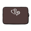 hearts sticker vinyl decal Laptop sleeve