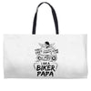 You Cant Scare Me I am Biker Papa Weekender Totes