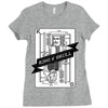 king and skull Ladies Fitted T-Shirt