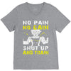 no pain no gain shut up and train V-Neck Tee