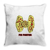 pie fighter Throw Pillow