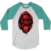 kong gorilla 3/4 Sleeve Shirt