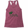 life life on the veg Racerback Tank