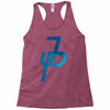 jake paul blue Racerback Tank
