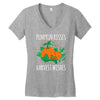 pumpkin kisses Women's V-Neck T-Shirt