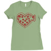 pizza my heart Ladies Fitted T-Shirt