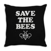 save the bees (2) Throw Pillow