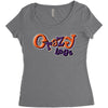 crazy legs Women's Triblend Scoop T-shirt