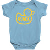 duck quack Baby Onesie