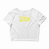 retro back to the future Crop Top
