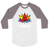 Canada Leaf LGBT 3/4 Sleeve Shirt