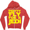 pretty fly for a jedi Zipper Hoodie