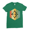 vintage sagittarius Ladies Fitted T-Shirt