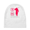 eat sleep battlefield Baby Beanies