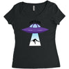 i want to leave Women's Triblend Scoop T-shirt