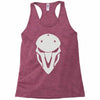 minimalist reaper mask Racerback Tank
