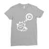 cow says mu Ladies Fitted T-Shirt
