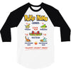 poke nom nom nom 3/4 Sleeve Shirt